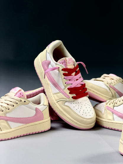 Air Jordan 1 Low Travis Scott Shy Pink