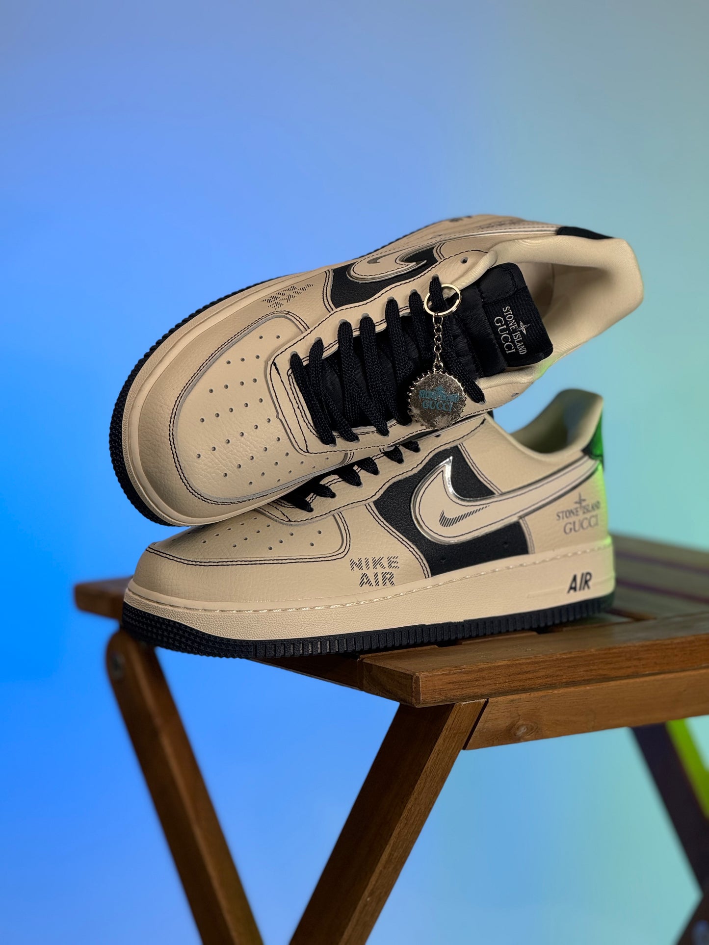 Nike Air Force One Custom x Stone Island