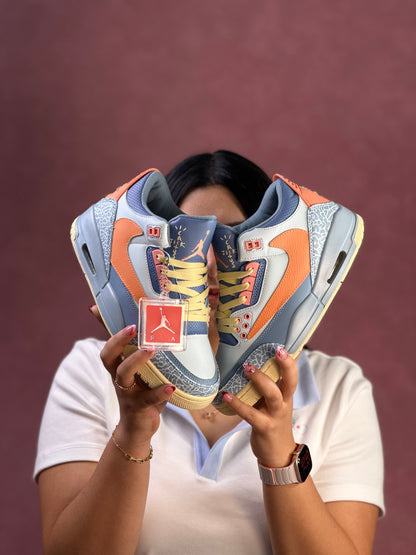 Air Jordan 3 Travis Blue Sea Orange