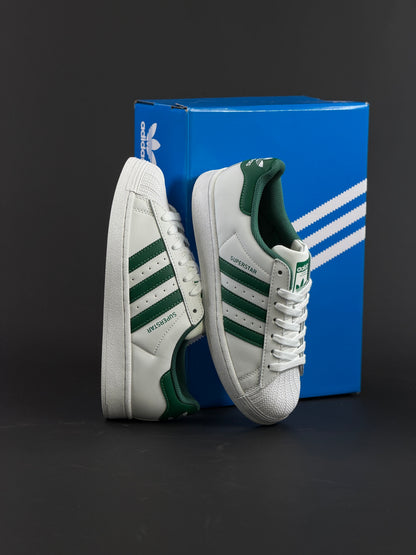 Adidas Superstar White Green