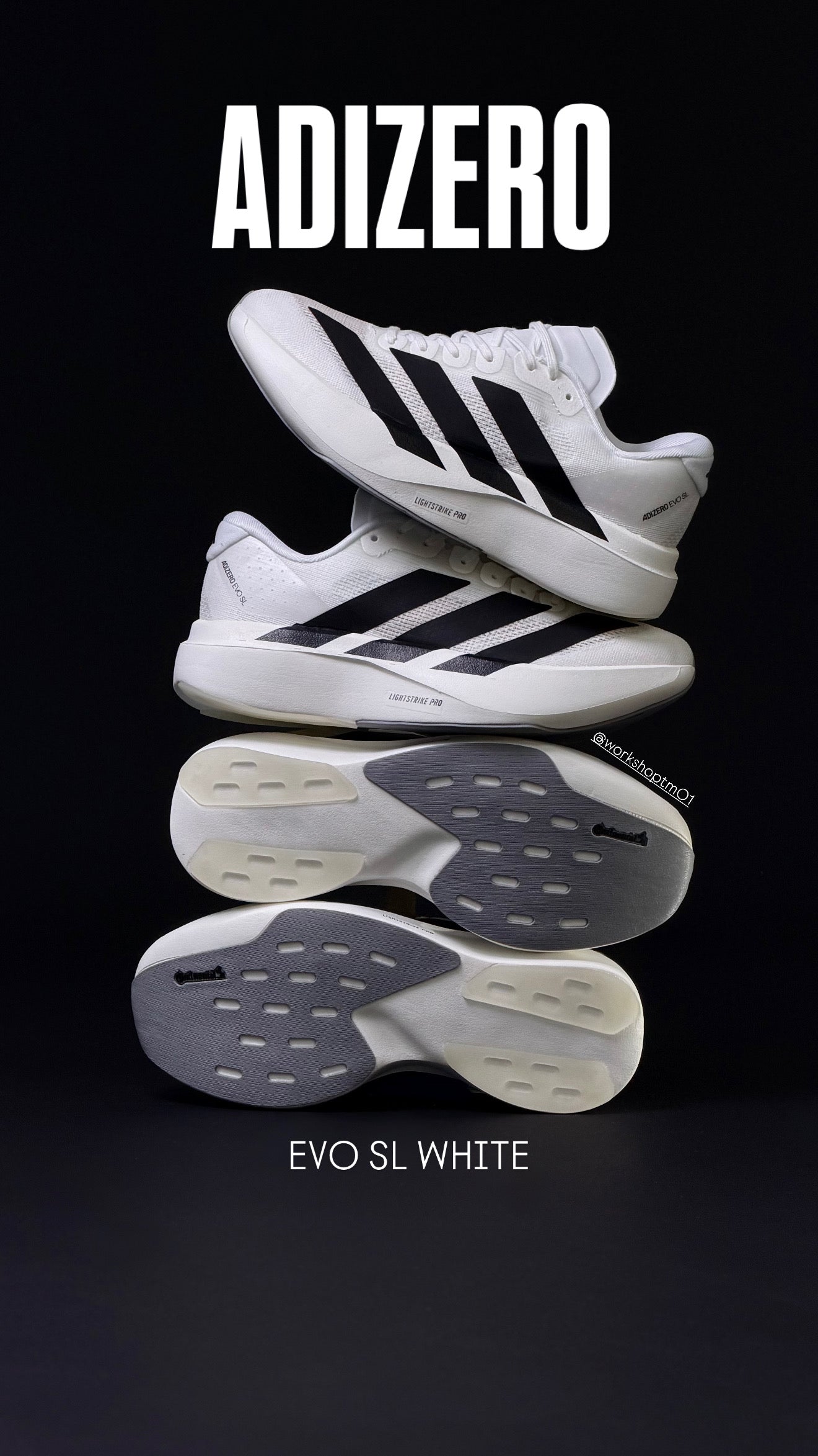 Adizero Evo SL White