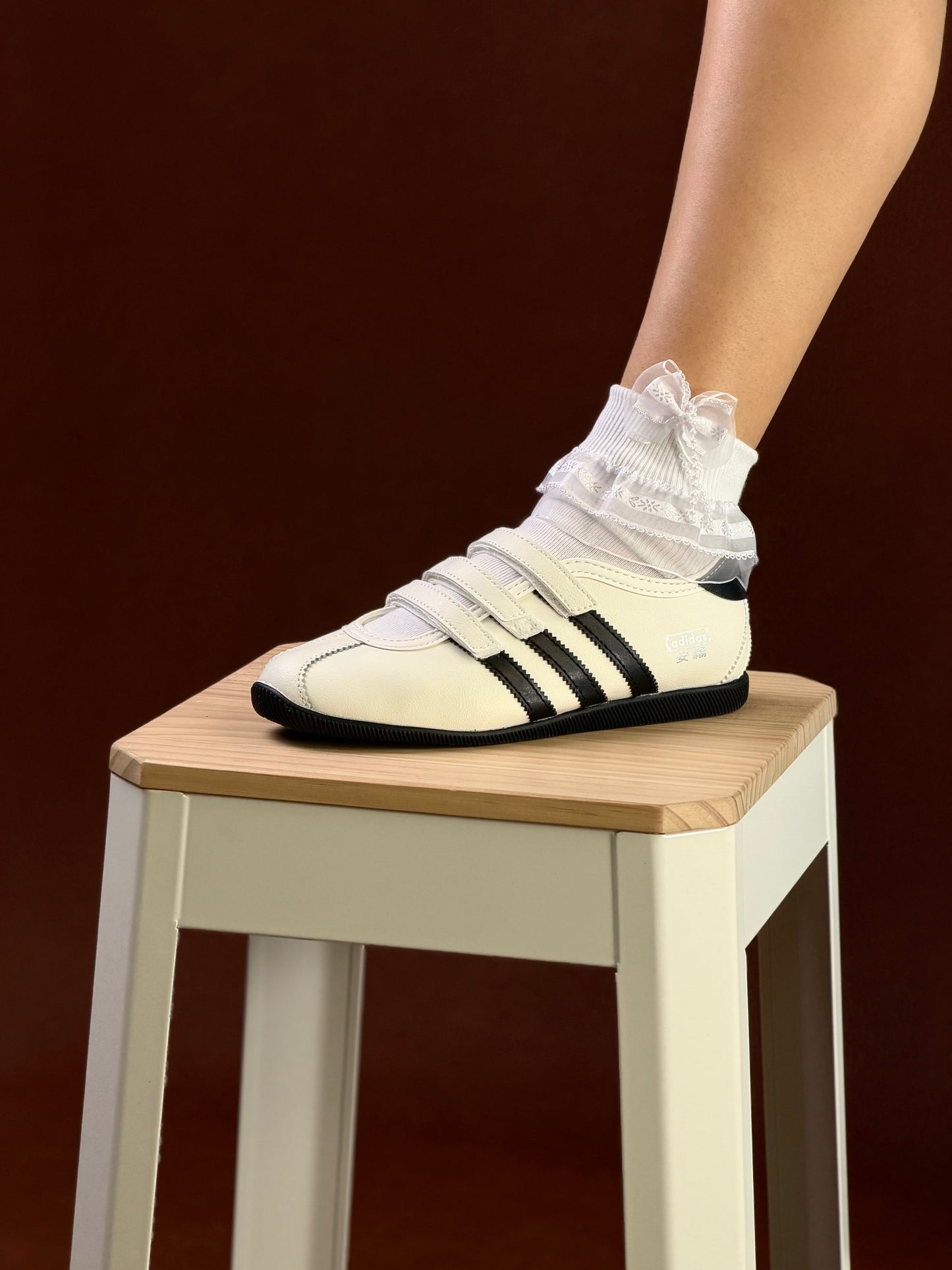 adidas ANFU Mary Jane 'White Black'
