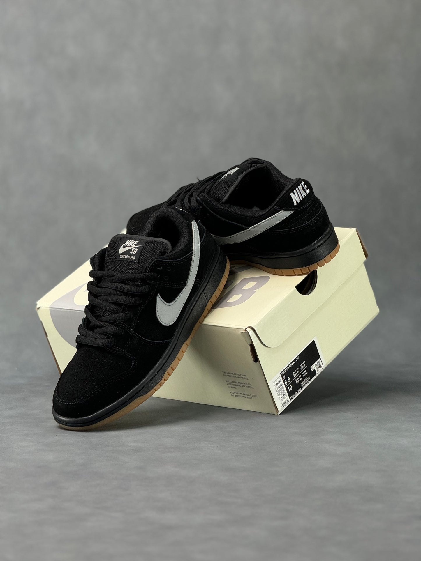 Nike Dunk Low Fog Black Gum