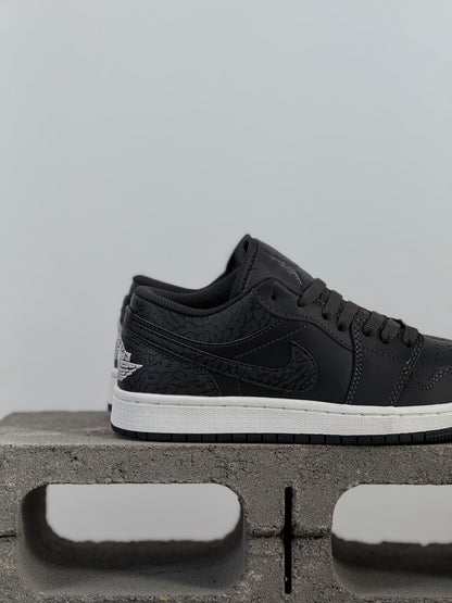 Air Jordan 1 Low Black Elephant