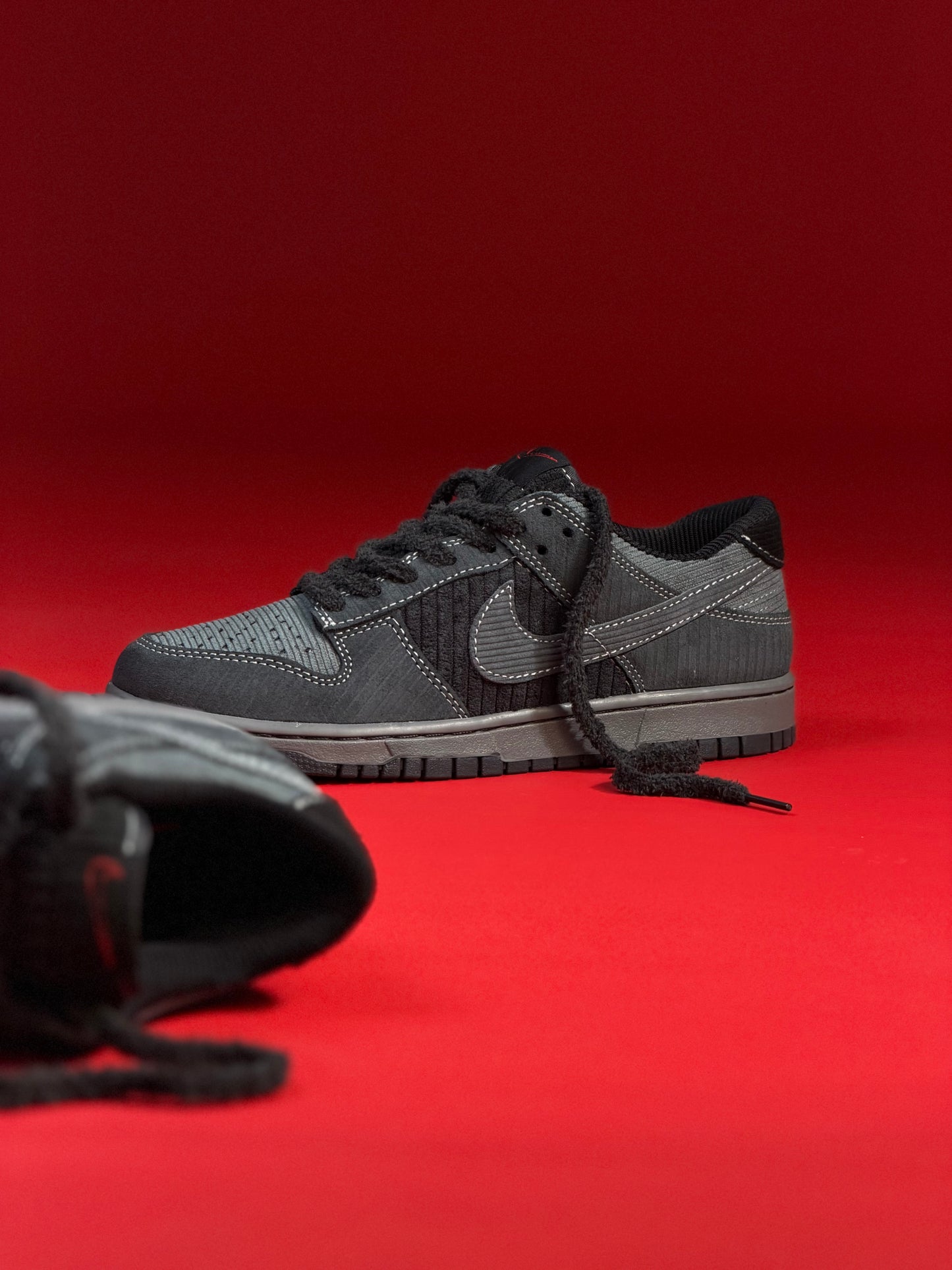 Nike Dunk Low Retro Premium Black Corduroy