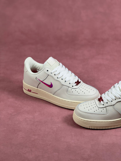 Nike Air Force One Just Do It Metallic Pink