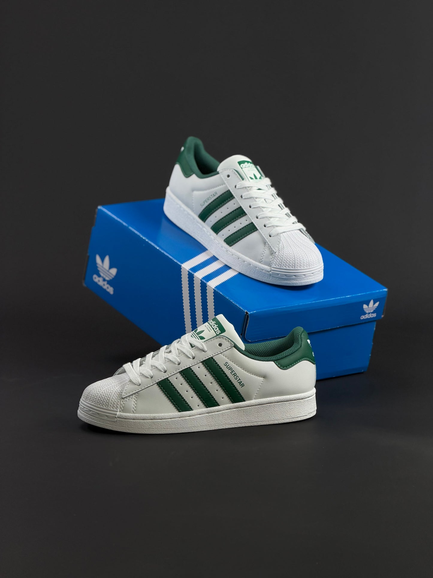 Adidas Superstar White Green