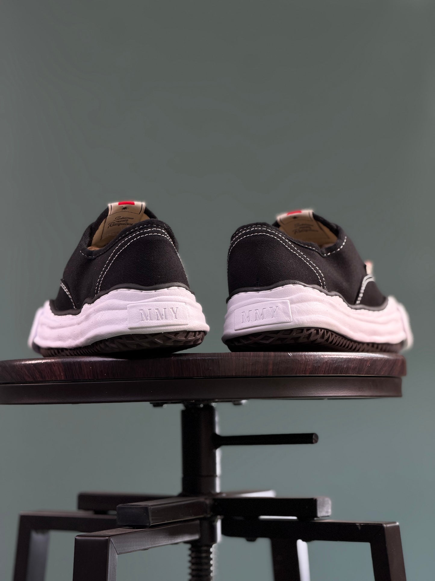 Maison Mihara Yasuhiro Baker OG Sole Canvas Low Black