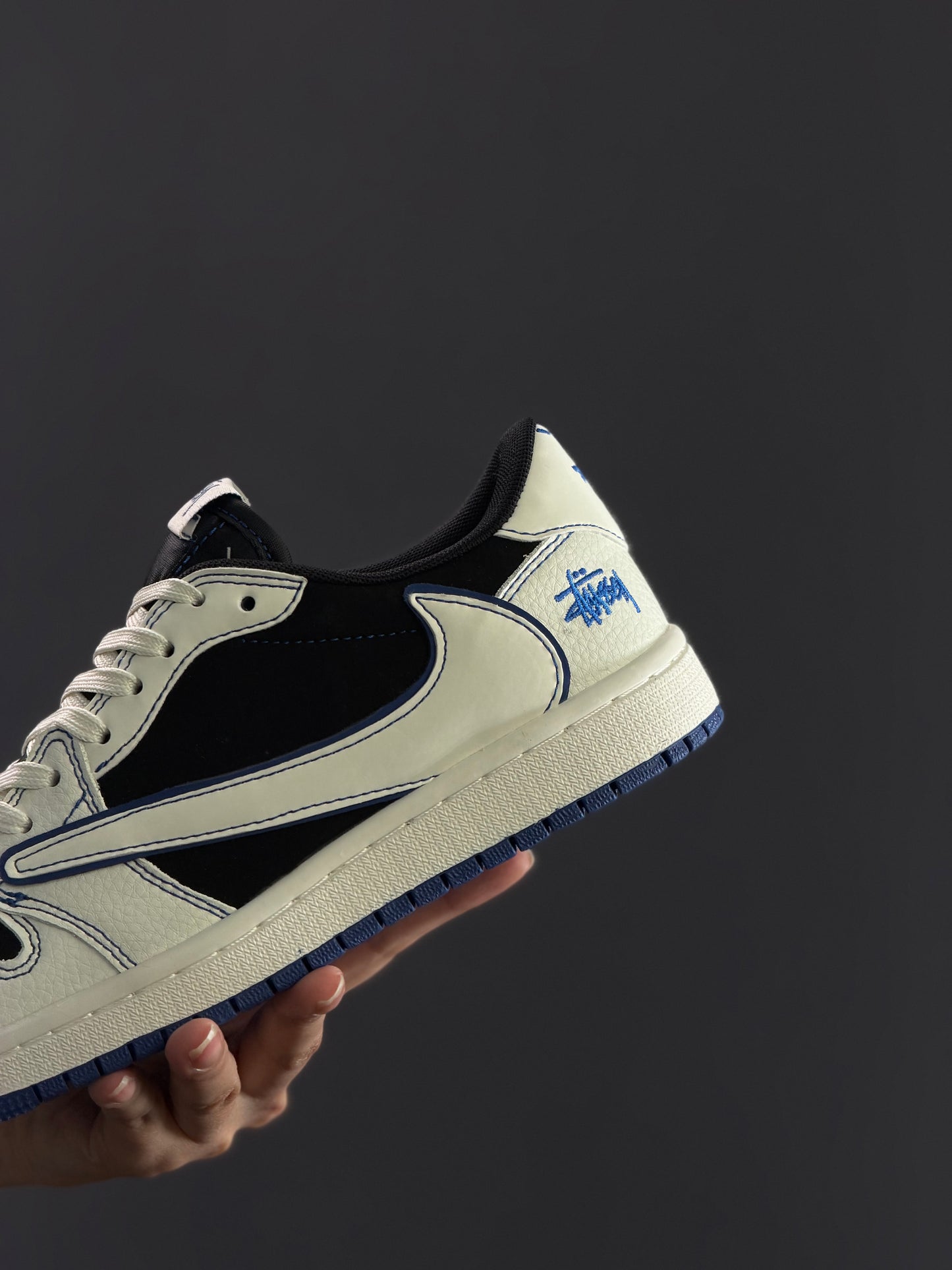 Air Jordan 1 Low Travis Custom x Stussy