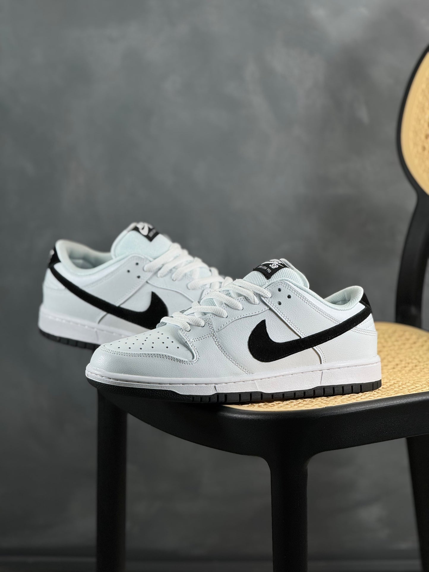Nike SB Dunk Low Pro White and Black