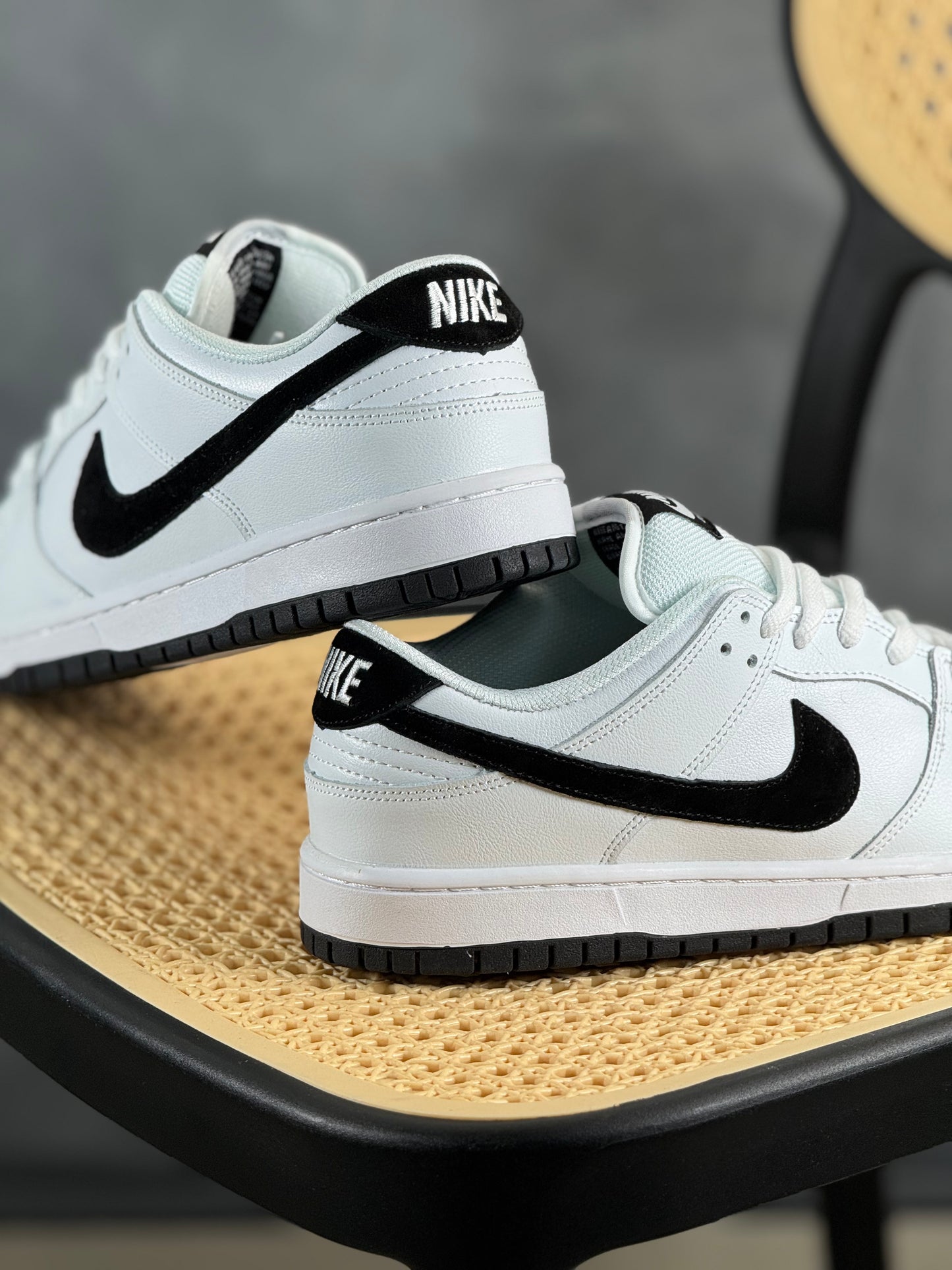 Nike SB Dunk Low Pro White and Black