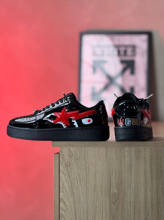 A Bathing Ape BAPE Sta Low Shark Black