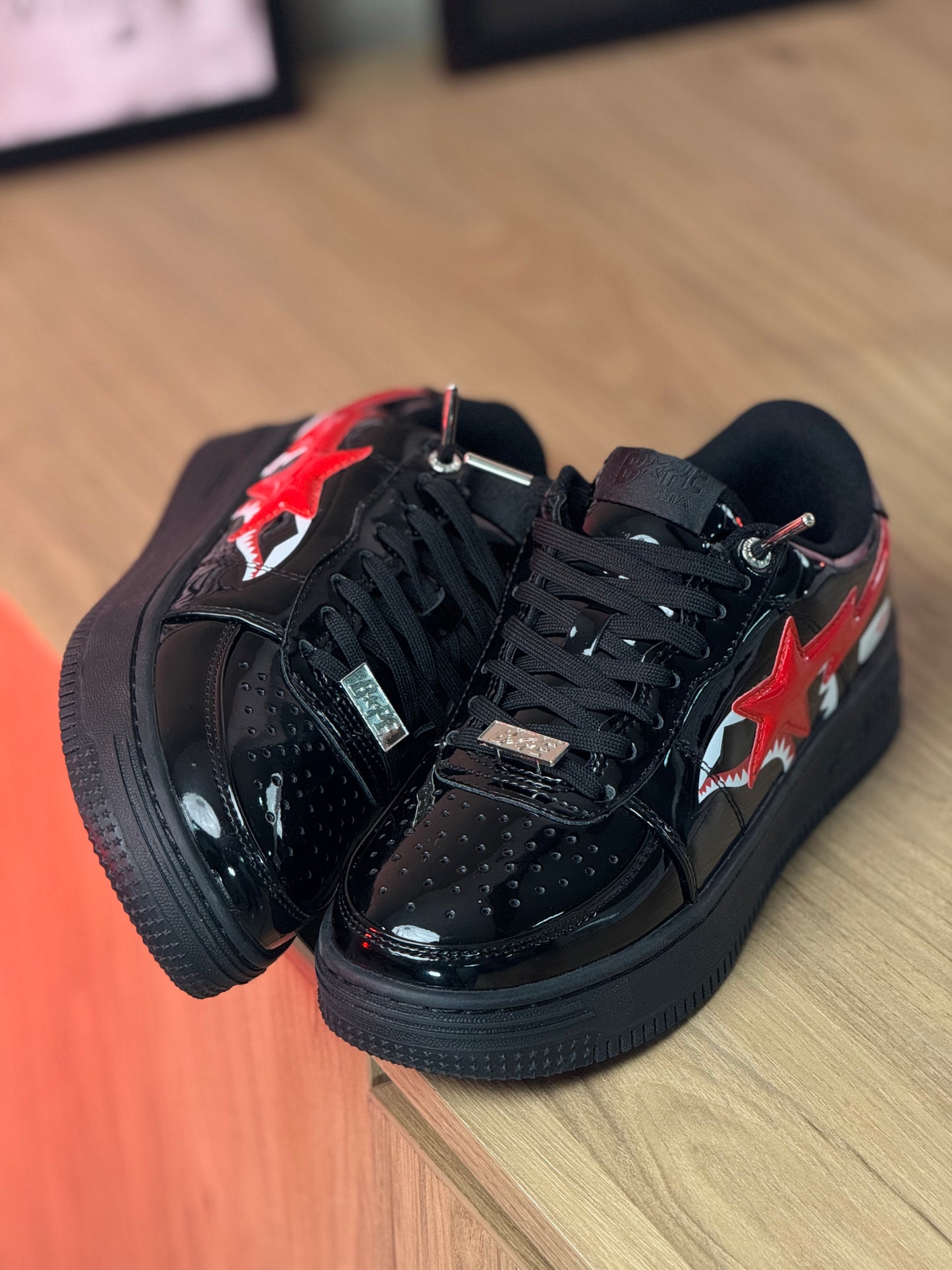 A Bathing Ape BAPE Sta Low Shark Black
