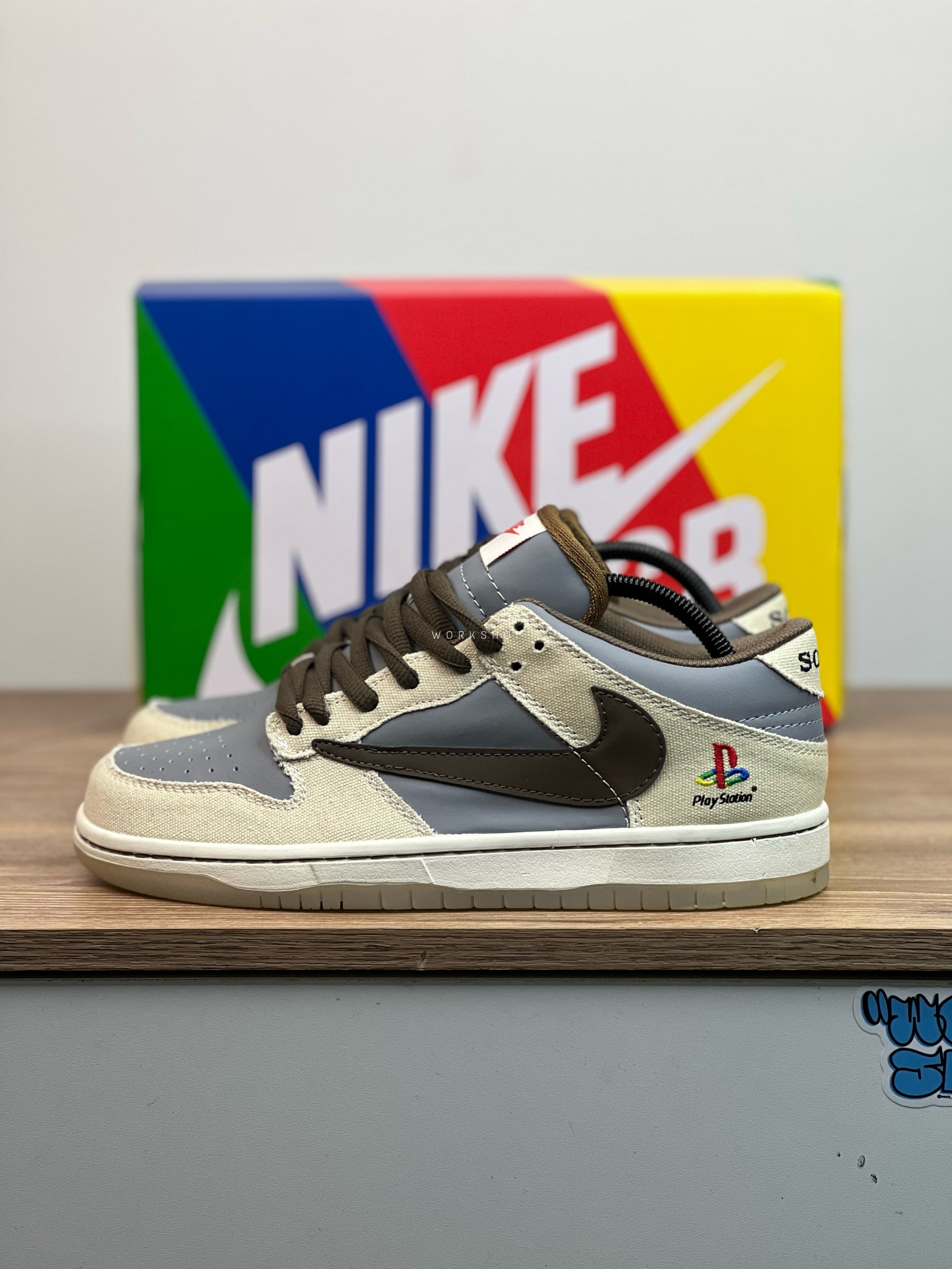 Scott Playstation Playstation Sneakers Nike Nike SB Dunk Low