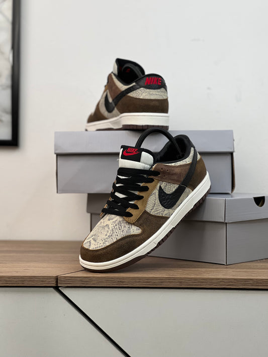 Nike Dunk Low Premium Brown Snakeskin