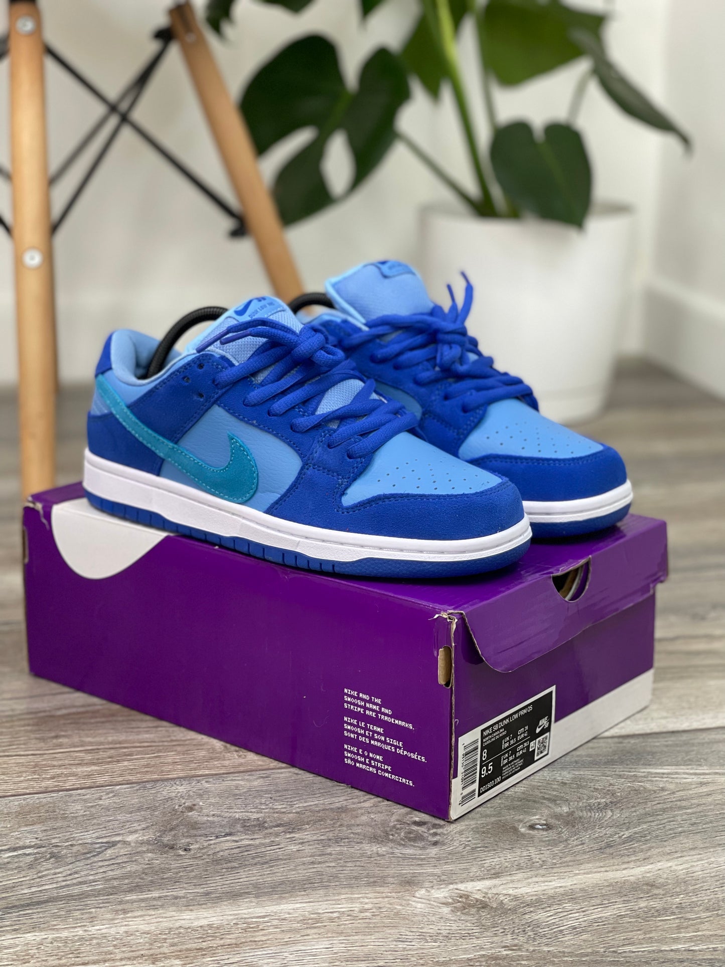 Nike Sb Dunk Low Blue Raspberry