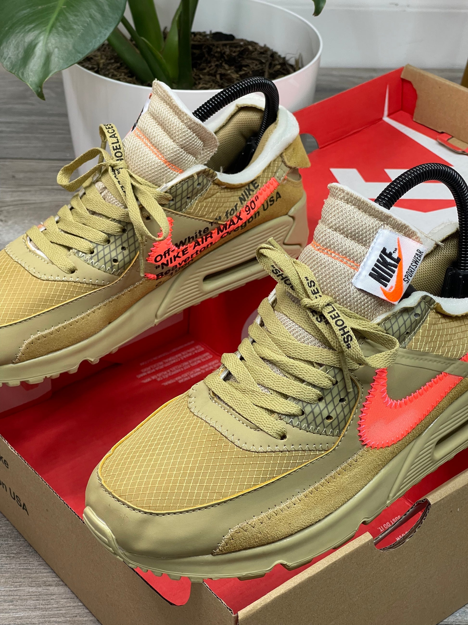 Nike Air Max 90 OFF-WHITE Desert Ore - Main Image