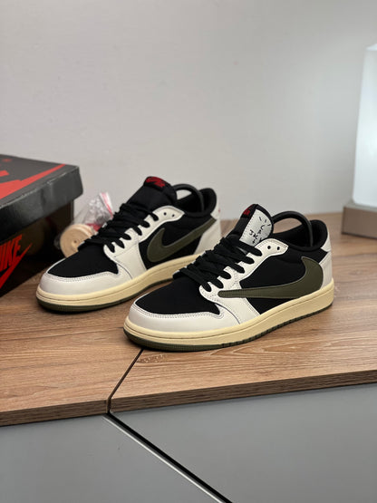 Air Jordan Retro 1 Low Travis Olive