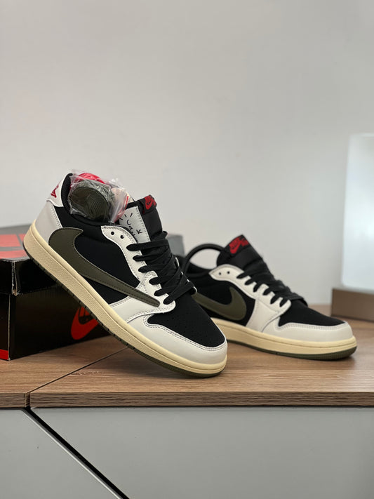 Air Jordan Retro 1 Low Travis Olive